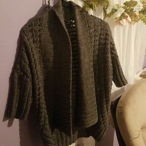 Grey express sweater jacket